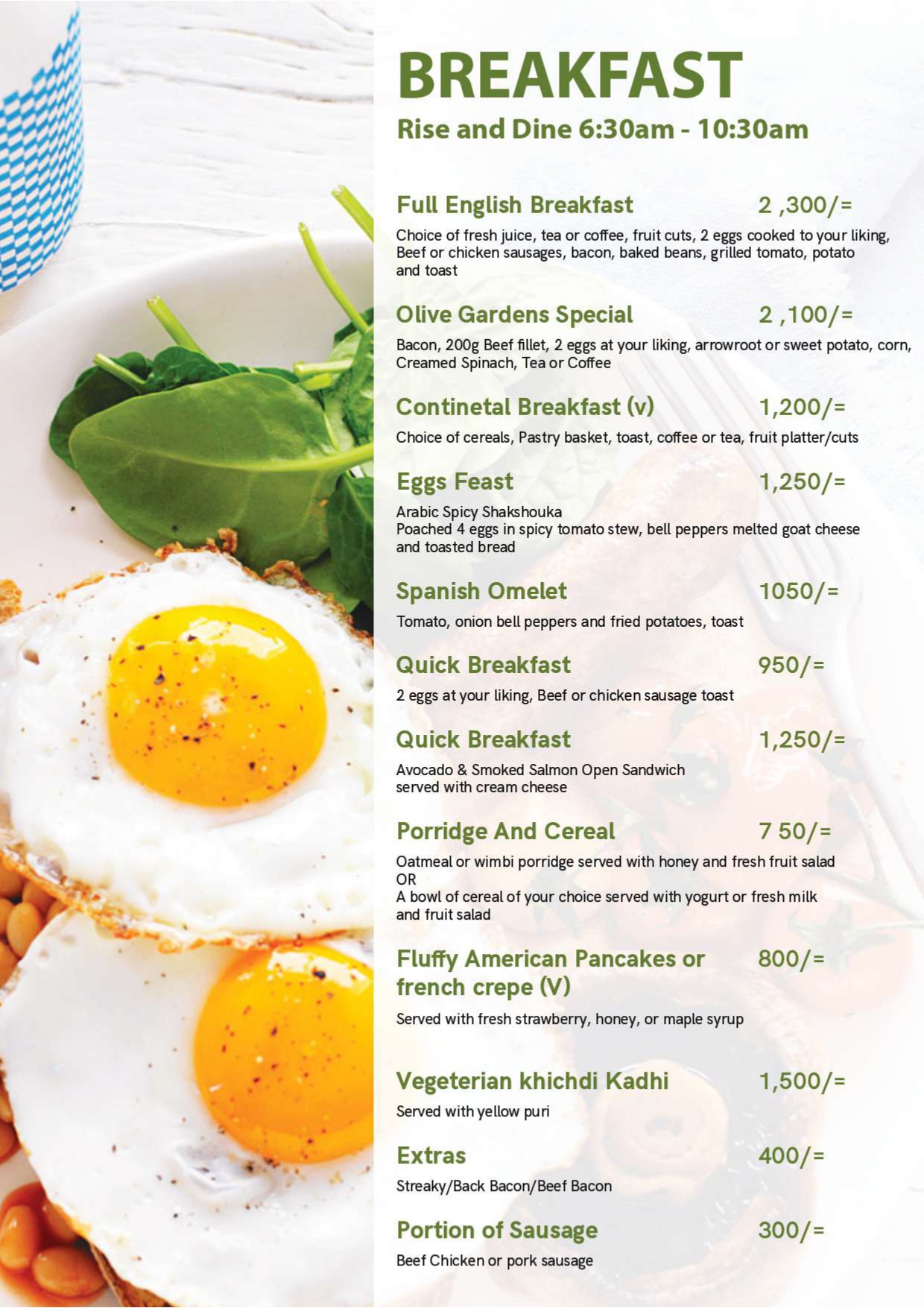 Menu Page 2
