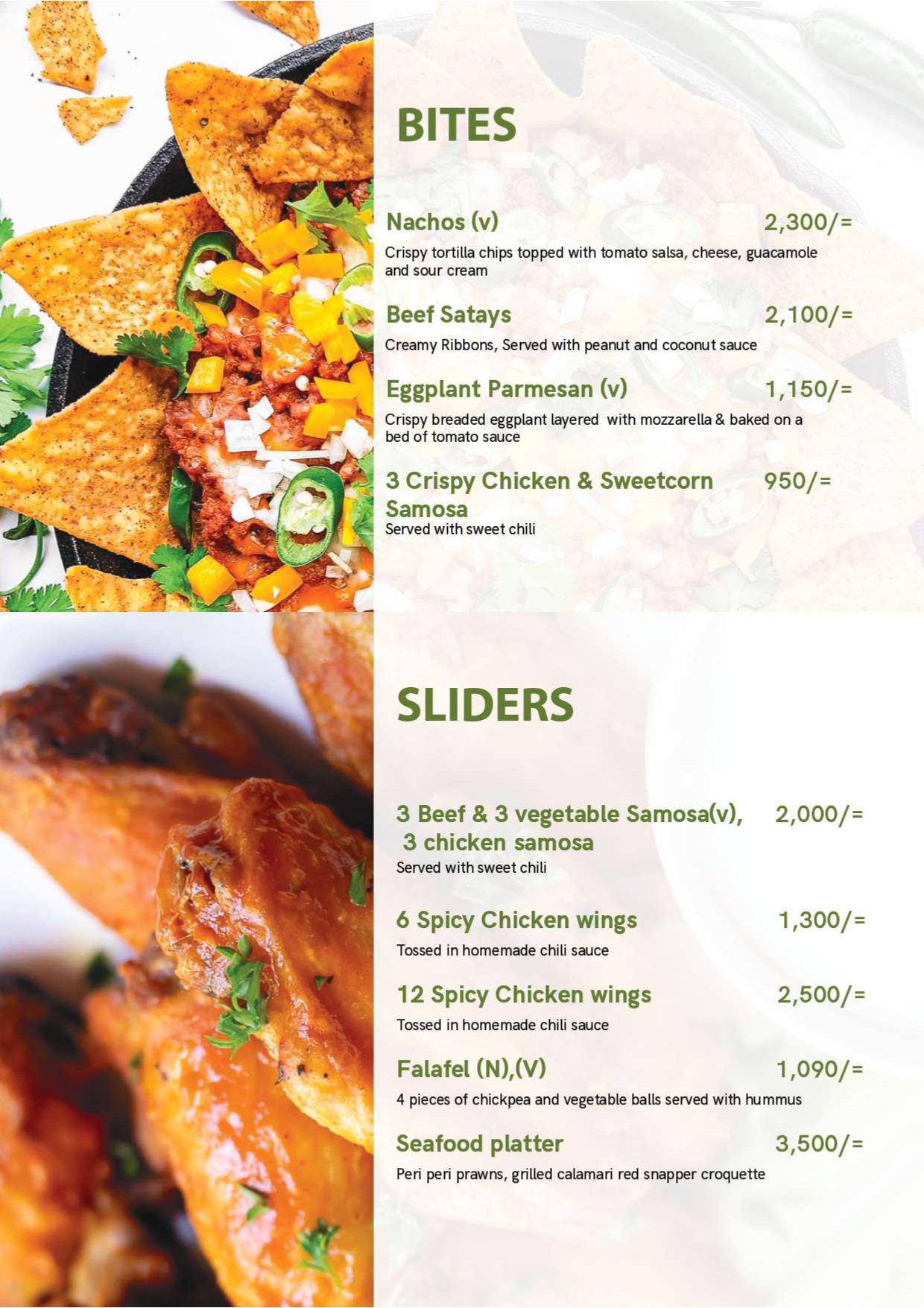 Menu Page 4