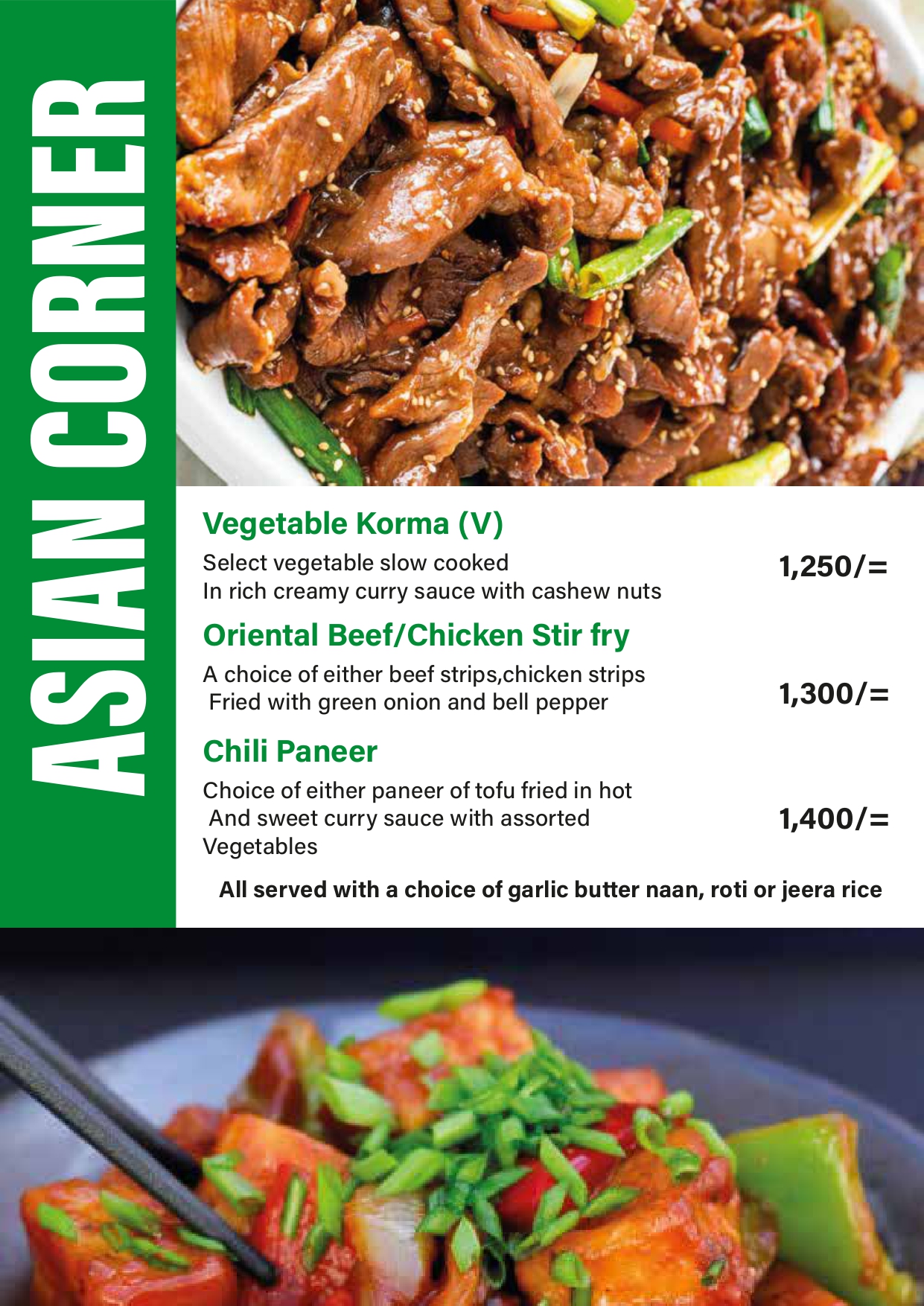 Menu Page 11